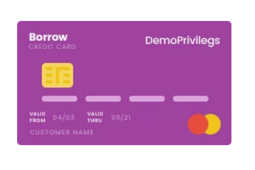 DemoPrivilege Card